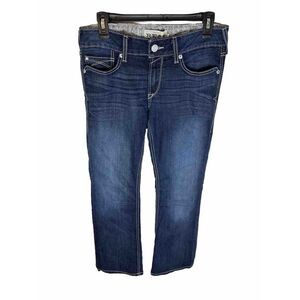 Ariat Real Denim Jeans Arrow Mr‎ Boot Size 29R Blue Stretch Womens